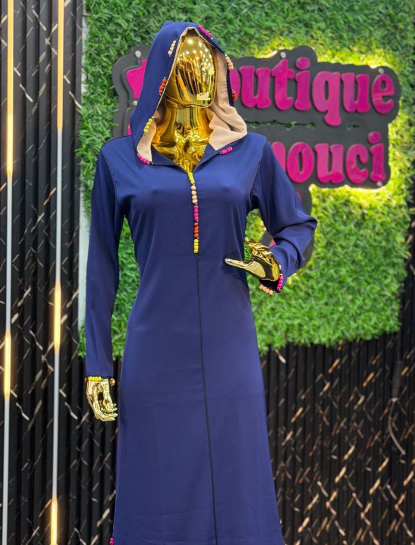 Jellaba Boutons Colorés