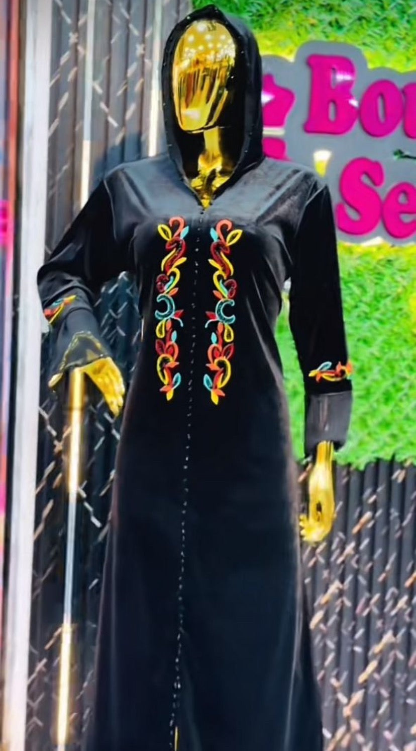 Jellaba Velours D'art